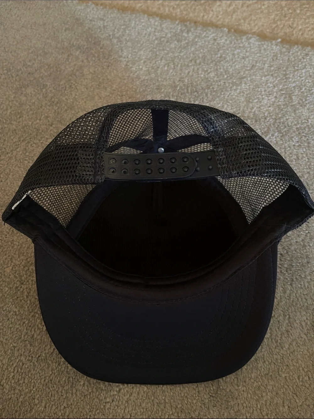 Youth Black Trucker Hat with Airplane